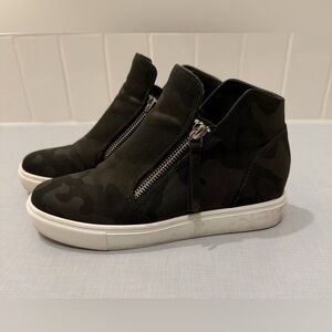 Steve Madden Camo Wedge Sneakers